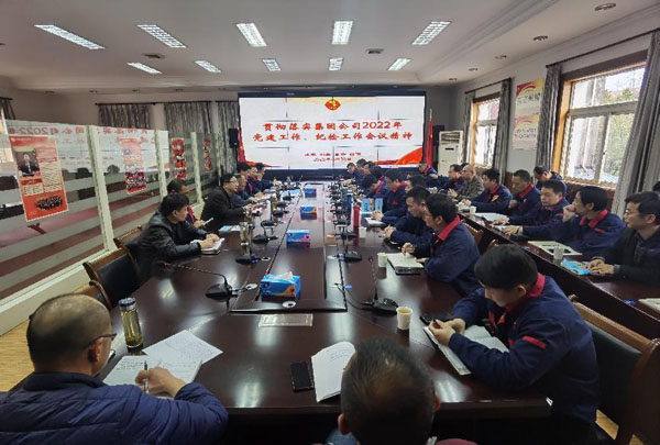 公司召開會議傳達(dá)集團(tuán)公司黨建工作、紀(jì)檢工作會議精神